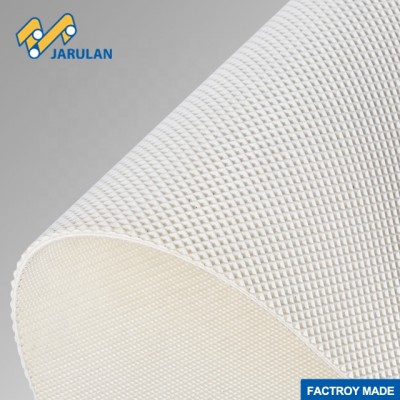 diamond top oil resistant white color pvc conveyor band for food industry