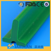 bright green PU cleat conveyor belt for industrial machine