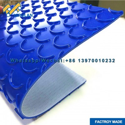 New Design 3mm Blue Crescent Moon Food Conveyor Belt Used In Beans Candy